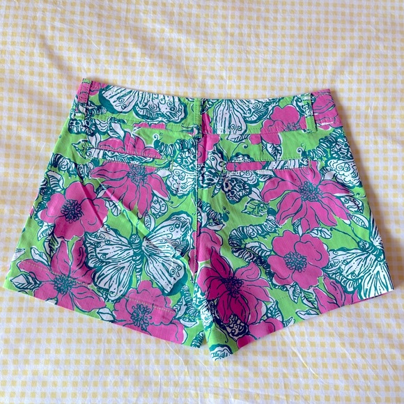 Lilly Pulitzer flower and butterfly shorts - Picture 2 of 3